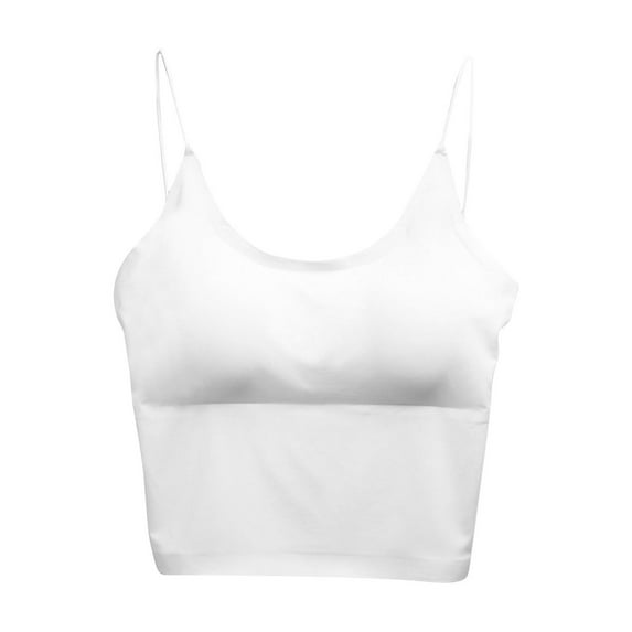 HomeGardon Bras Women's Camisole Tank Top with Built-in Shelf Bra Sports Bras for Women Quick-Dry Padded Wirefree Workout Crop Cute Tank Tops Camisole Yoga Fitness Running Gym M/L