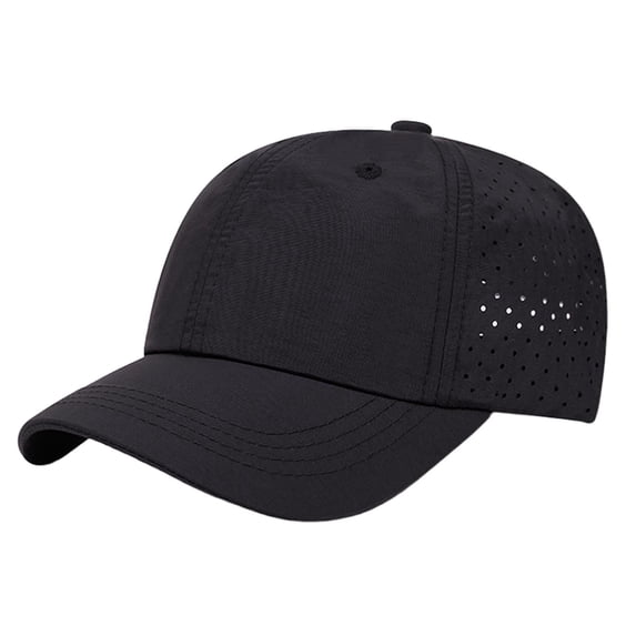 HomeGardon Children's Summer Baseball Cap Solid Color Sunscreen Mesh Cap Breathable Perforated Cap Peaked Cap