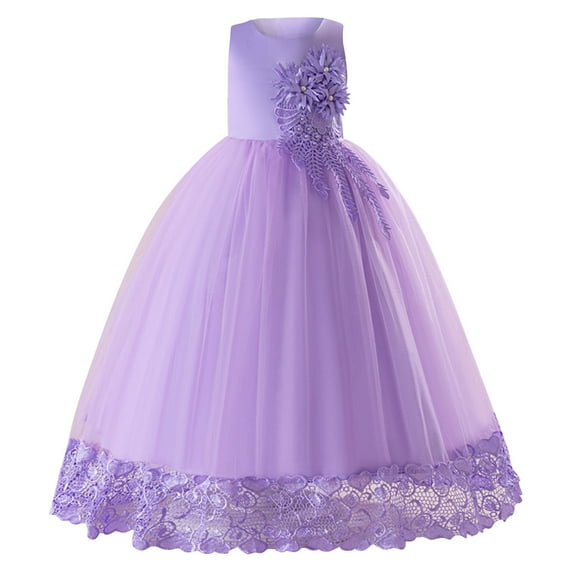 HomeGardon Flower Girl Dress,Toddler Dress for Girls,Children's formal Attire Including Long Floral Dresses Princess Dresses Flower Children Dresses Wedding Dresses Etc,120-170