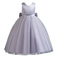 thumbnail image 1 of HomeGardon Flower Girl Dress,Toddler Dress for Girls,Children Netting Princess Dress Girl Bowknot Gown Dress,110-160, 1 of 6