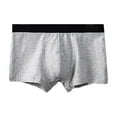 thumbnail image 1 of HomeGardon Mens Boxer Briefs,Casual Color Blocked Elastic Waist Breathable Home Flat Underwear,L-XXXXL, 1 of 5