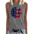 thumbnail image 1 of HomeGardon Summmer Tank Tops 2025 Women Tank Tops Plus Size,Women's Fashion Printed Round-Neck Loose Sleeveless T-shirt Pullover,S-XXL, 1 of 5