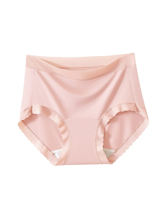 Womens Panties,Women Underwear Cotton Briefs Underwear Women's Extended Cotton Crotch Thin Seamless Breathable Pants,M-XXXL