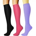 thumbnail image 1 of HomeGardon Compression Socks for Women Women's Cycling 3 Pairs The Support for Running and Cycling Outdoor Warm Stockings, 1 of 2