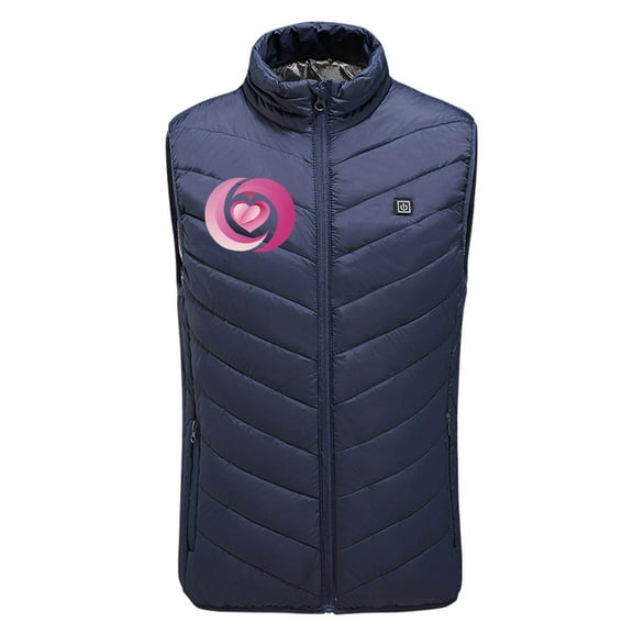 HomeGardon Heated Vest for Men and Women Plus Size Heated Coat for Men and Women 9 Heating Heated Jacket Winter Heating Coat without Sleeves ,S-XXXXXXL