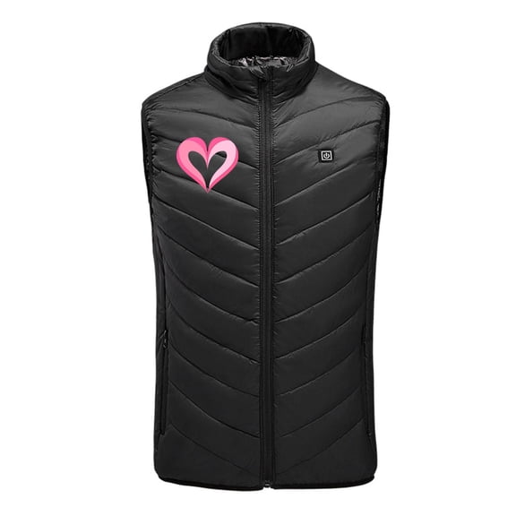 HomeGardon Heated Vest for Men and Women Plus Size Heated Coat for Men and Women 9 Heating Heated Jacket Winter Heating Coat without Sleeves ,S-XXXXXXL