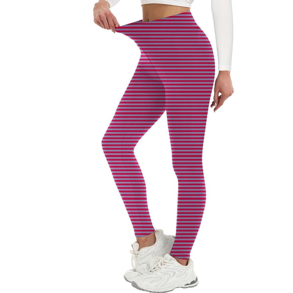 HomeGardon Leggings for Women Print Casual Hip Lifting Yoga Pants Leggings High Waisted Elastic Pants Leggings Tight Pants