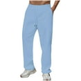 thumbnail image 1 of HomeGardon Linen Pants Men's Elastic Waist Breathable Comfortable Soft Beach Casual Trousers Full Length Pants,S-XXL, 1 of 6