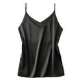 thumbnail image 1 of HomeGardon Lingerie for Women Clearance Womens Silk Satin Tank Tops V Neck Casual Cami Sleeveless Camisole Blouses Summer Basic Tank Shirt, 1 of 4