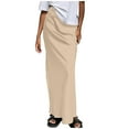 thumbnail image 1 of HomeGardon Maxi Skirts for Women Long Skirts Summer Fashion Women Solid Color Skirt Sagging Sensation Fish Tail Longuette,S-XL, 1 of 4