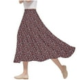 thumbnail image 1 of HomeGardon Maxi Skirts for Women Long Skirts Summer Women's Casual Flowers Printed -line Elastic Waist Skirt,S-XXXL, 1 of 5