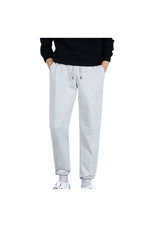 Mens Pants Lined Sherpa Sweatpants Winter Warm Pants Jogger Lounge Athletic Pant with Pockets, Mens Fleece Sports Running Casual Yoga Pants Loose Fit Straight Leg Open Bottom