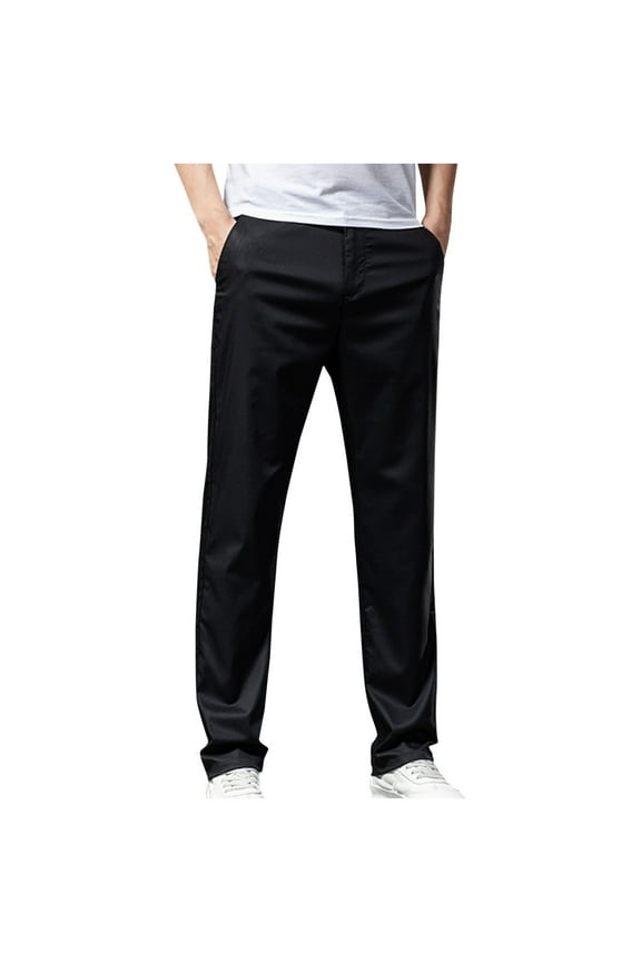 Mens Pants Men's Straight Slim Fit Expedition Pants, Ultra Stretch Casual Pants for Men Golf Pants Dress Hiking Lightweight Quick Dry Travel Slim Fit Outdoor with Pockets