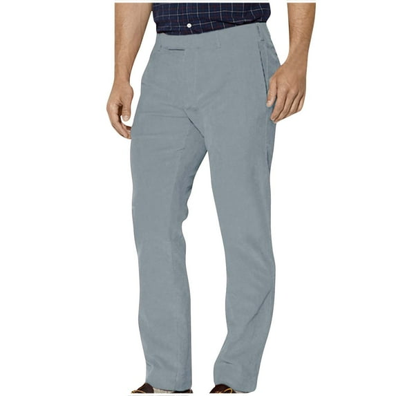 HomeGardon Men's Pants Mens Dress Pants Slim Fit Stretch Pant Skinny Leg, Men's Cotton Chinos Casual Dress Pants Slim Fit Ankle Length Skinny Stretch Flat-Front Lightweight Comfort Slacks