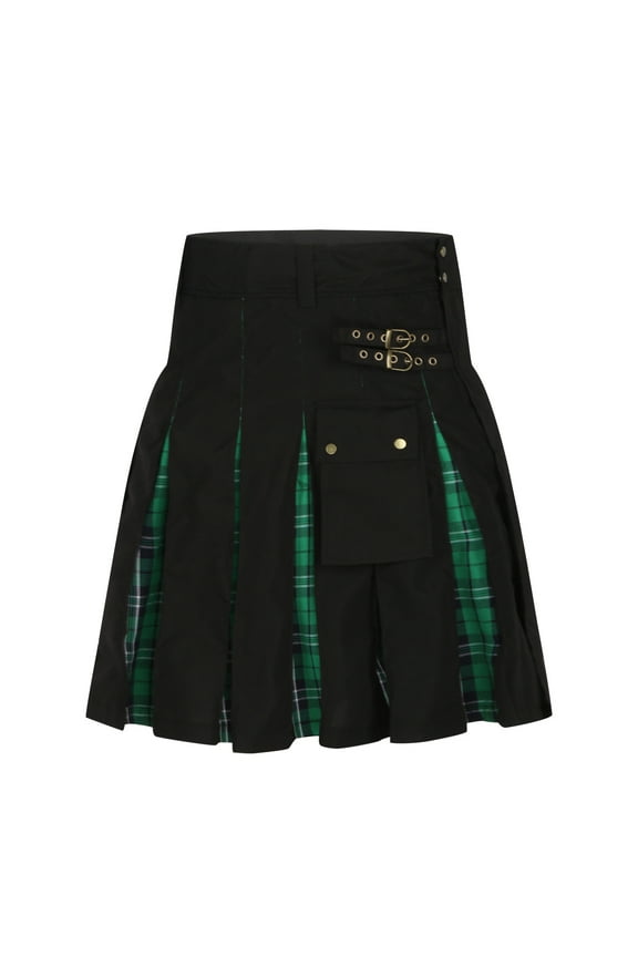 Men's Shorts Men's Standard Tartan Utility Kilt, Modern Scottish Kilt for Everyday Wear, Kilts with Adjustable Hip Straps & Cargo Pockets for Men