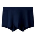 thumbnail image 1 of HomeGardon Mens Boxer Briefs,Mens Underwear Men Ice Silk Loose Frivolous Breathable Elastic Exercise Home Flat Angle Underpants,L-XXXL, 1 of 5