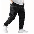 thumbnail image 1 of HomeGardon Mens Pants Man Solid Color Waterproof Big Pocket Function Sense of Mopping Pants,S-XXXL, 1 of 3