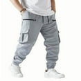 thumbnail image 1 of HomeGardon Mens Pants Man Solid Color Waterproof Big Pocket Function Sense of Mopping Pants,S-XXXL, 1 of 3