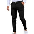 thumbnail image 1 of HomeGardon Mens Pants Men's Summer Straight Leg Daily Thin Casual Business Pants,S-XXXL, 1 of 5