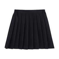 HomeGardon Back to School Mini Skirts for Girls Summer Elastic - Waist Pleated Skirt for Primary School Class Performance and as Children's Uniform Skirt