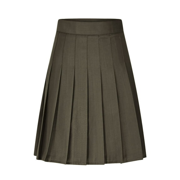 HomeGardon Mini Skirts for Women 2025 Tennis Skirt Women's Solid Color Pleated Belt Pants High Waisted Skirt,XS-XXXXXL