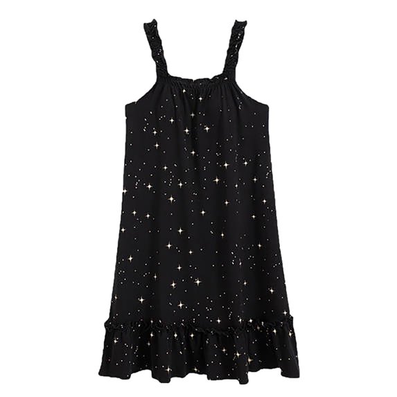 HomeGardon,Nightgowns for Women Women's Sleepwear,Camisole Nightgown Cotton Teenage Women's Sleepwear Mid Length with Chest Cushion Dress Summer Home Wear,M-XXL