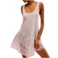 thumbnail image 1 of HomeGardon Nightgowns for Women,Summer Dresses Women Fashion Temperament Solid Solid Dress Pajamas Dress Suspenders,S-XL, 1 of 8