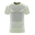thumbnail image 1 of HomeGardon Men's Slim Fit Short Sleeve T-Shirt Stretchy Casual Crew Neck Solid Color Tee,M-XXXXL, 1 of 8