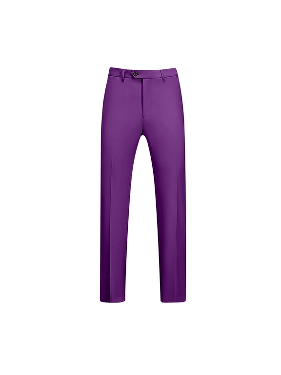 Pants for Men Men's Cozy Hidden Expandable Waist Dress Pants, Premium Stretch Texture Weave Work to Weekend Pant, Chino Pants Casual Tapered Trousers with D-Ring Detail L-6XL