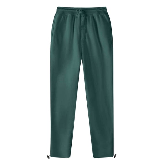HomeGardon Pants for Men Mens Jogger Sweatpants Casual Midweight Fleece Lounge Pants, Open Bottom Sweat Pants for Men Straight Leg Tapered Gym Sweatpants with Pockets Fall Fashion S-3XL
