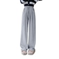 thumbnail image 1 of HomeGardon Pants for Women Womens Solid Color Soft and Loose Knit Sports Loose Wide Leg Pants,S-XXL, 1 of 7