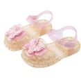 thumbnail image 1 of HomeGardon Sandals for Girls Summer Jelly Rubber Sandals Children's and Girls' Crystal Shoes Transparent Princess Shoes Beach Shoes, 1 of 6