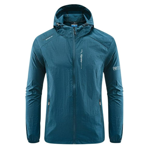 HomeGardon Shirts for Men Men's Casual Winter Ski Jacket Warm Fleece Lightweight Waterproof Outdoor Mountain Hiking Windbreaker Hooded Snow Rain Coat Windbreaker Hooded Jacket