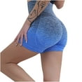 thumbnail image 1 of HomeGardon Shorts for Women Women Butt Lifting Booty Shorts 5" Seamless High Waisted Workout Shorts Scrunch Butt Lifting Short Gym Contour Cycling Biker Shorts Faded Color S-L, 1 of 5