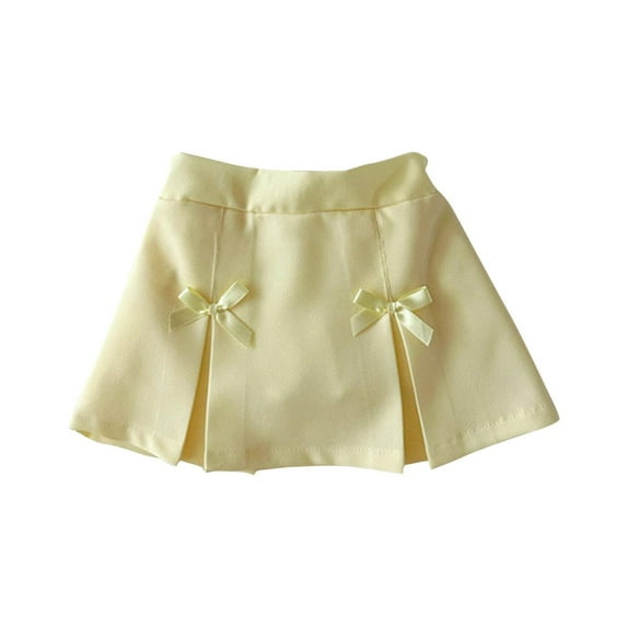 HomeGardon Back to School Skirts for Girls Girl Skort Child's Summer Printed Kids Girls Baby Botton Short Skirt Denim Cute Shorts Overalls