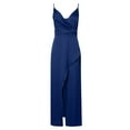 thumbnail image 1 of HomeGardon Sleeveless Dress for Women Sexy Women's Fashion Sleeveless Solid V-Neck Ladies Camies Zipper Vest Long Dress, 1 of 5