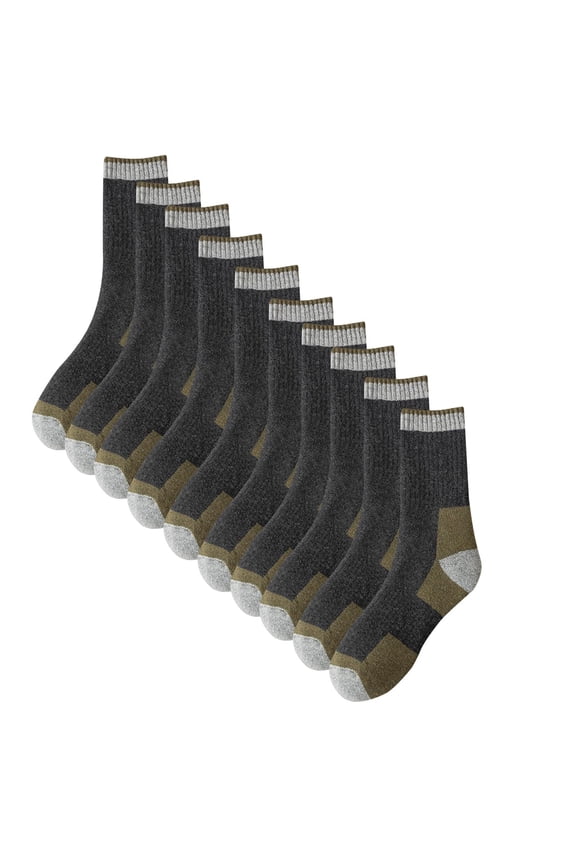 Socks for Men Mens Socks Running Socks Men's Winter Splice Color Fleecing Warm Deodorize and Absorb Sweat Middle Barrel Socks