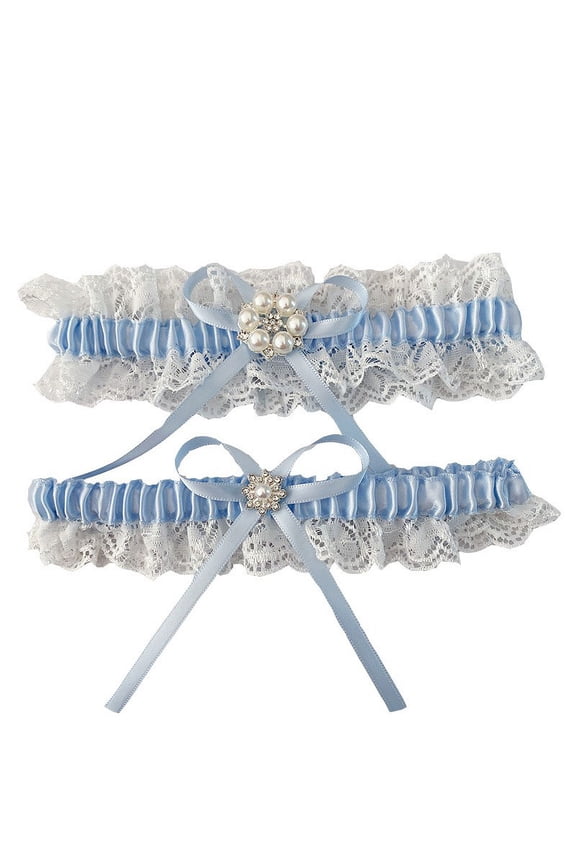 Socks for Women White Garters for Bride 2 Pieces, Wedding Garter for Bride Elasticity Lace Garter, Wedding Garter Set for Bride