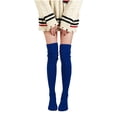 thumbnail image 1 of HomeGardon Socks for Women Women's Warm Solid Color Over-the-Knee Socks Women's Cable Knit Thigh Socks, 1 of 4