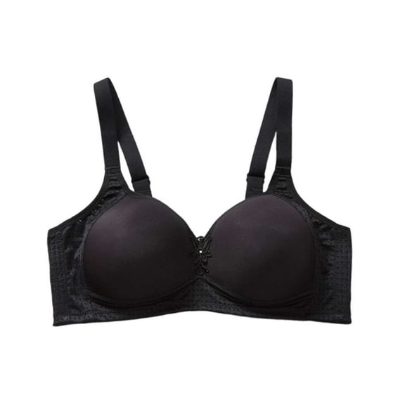 HomeGardon Sports Bras for Women,Minimizer Bras for Women Full Coverage,Women's Large Size Thin Comfortable Breathable Push-up Adjustable Bra Everyday Bras,36-46
