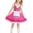 thumbnail image 1 of HomeGardon Girls Dress,Toddler Dress for Girls Fashion GirlsTraditional Plaid Printed Ethnic Clothing Beer Festival Dress,100-140, 1 of 5