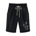 thumbnail image 1 of HomeGardon Shorts for Women Elastic Waist Printing Drawstring Shorts,S-XXL, 1 of 3