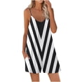 thumbnail image 1 of HomeGardon Summer Clearance Women's Summer Casual Rompers Sleeveless Loose Spaghetti Strap Short Jumpsuits Overalls Trendy Outfits With Pockets, 1 of 5