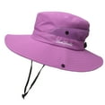 thumbnail image 1 of HomeGardon Summer Hats 1 Pack Womens Ponytail Sun Hat UV Protection Bucket Hats Foldable Wide Brim Summer Boonie Beach Cap Fishing Hiking 6 Colors, 1 of 1