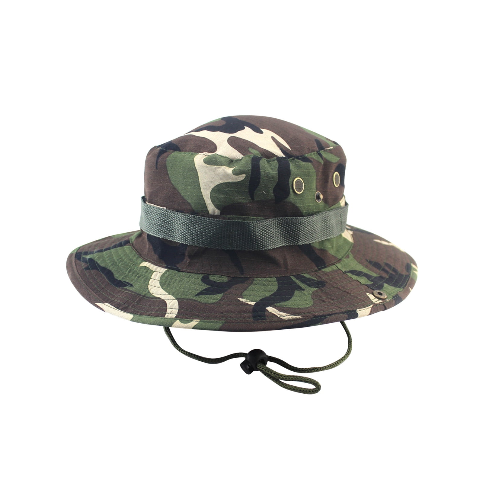 Summer Wide-Brim Bucket Sun Hat For Women & Men - Quick-Dry, UPF 50+, Adjustable Chin Strap, Foldable For Travel 1 thumbnail image