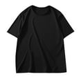 thumbnail image 1 of HomeGardon Men T-Shirts,Men Casual Fashion Solid Large Size Short Sleeved Round Neck Top,M-XXXXXL, 1 of 8