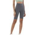 thumbnail image 1 of HomeGardon Summer Women's Shorts Biker Yoga Shorts for Women-High Waist Athletic Running Workout Gym Shorts Tummy Control Shorts Women Plus Size Biker Shorts Five Cents Pants Shorts S-XL, 1 of 3