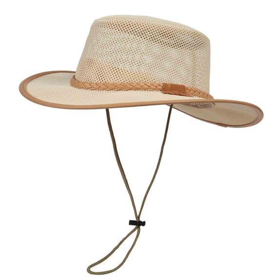 HomeGardon Sun Hats for Men Bucket hats Unisex Solid-Color Vintage Western-Style Sun Hat Sunscreen British Breathable Adjustable Rope Hat