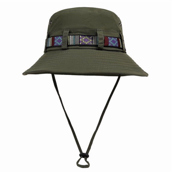 HomeGardon Sun Hats for Men Bucket hats Unisex Vintage Western-Style Sun Hat Sunscreen British Breathable Adjustable Rope Hat