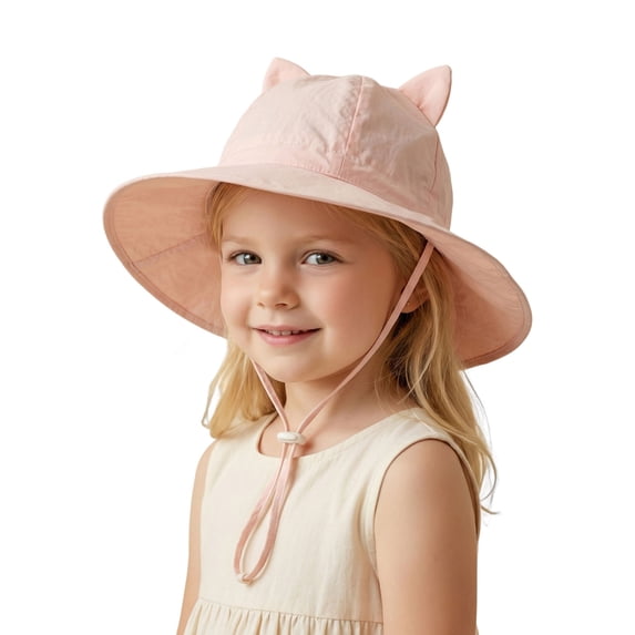 HomeGardon Sun Hats for Women Children's Sun Hat Summer Outdoor Protection Baby Sun Hat Large for Kids